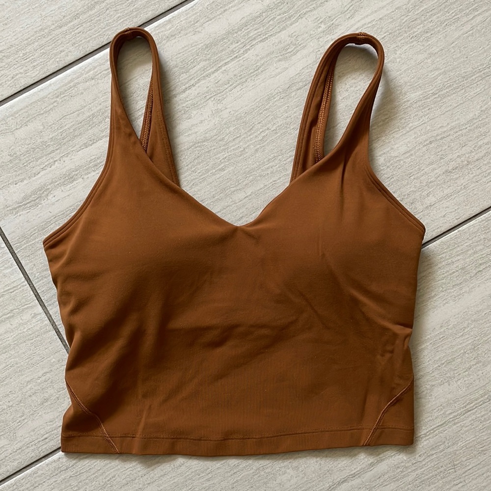 Lululemon copper align tank size 6